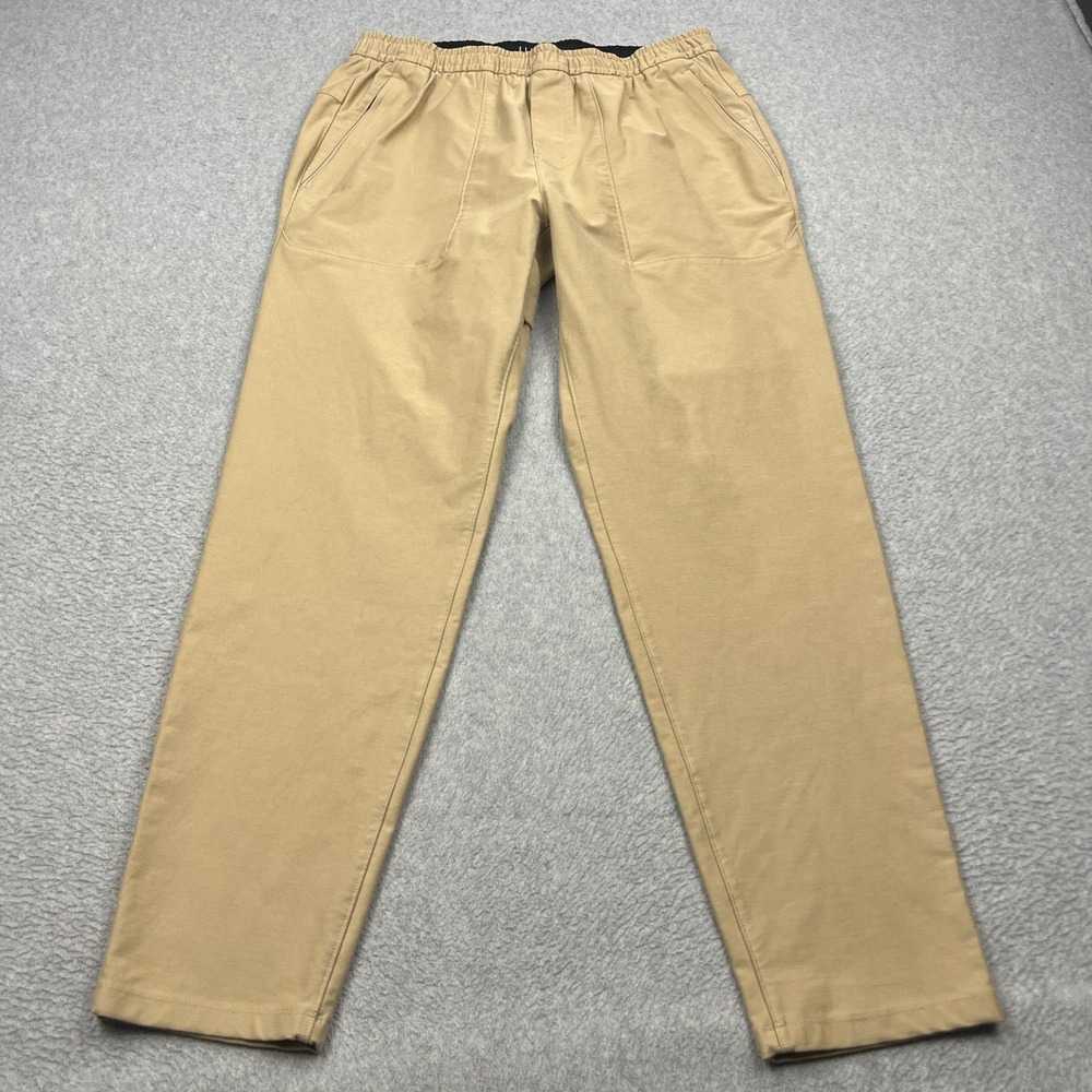 Lululemon Utilitech Pull-On Classic-Fit Pant Mens Large Beige 30" Stretch M5AJGS